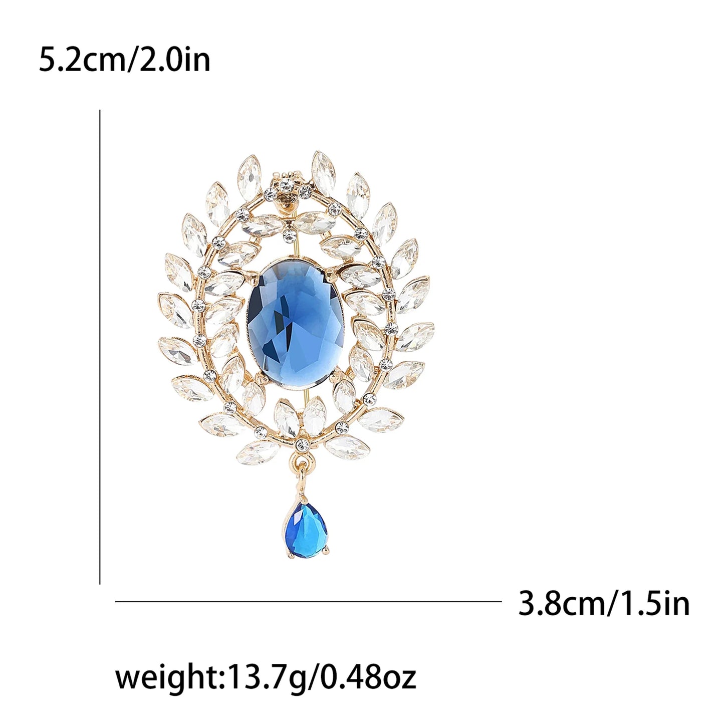 Enamel Peace Dove Brooches for Women Ukraine Rhinestone Ear of Wheat Pins Office Party Friend Gifts Jewelry Accessories
