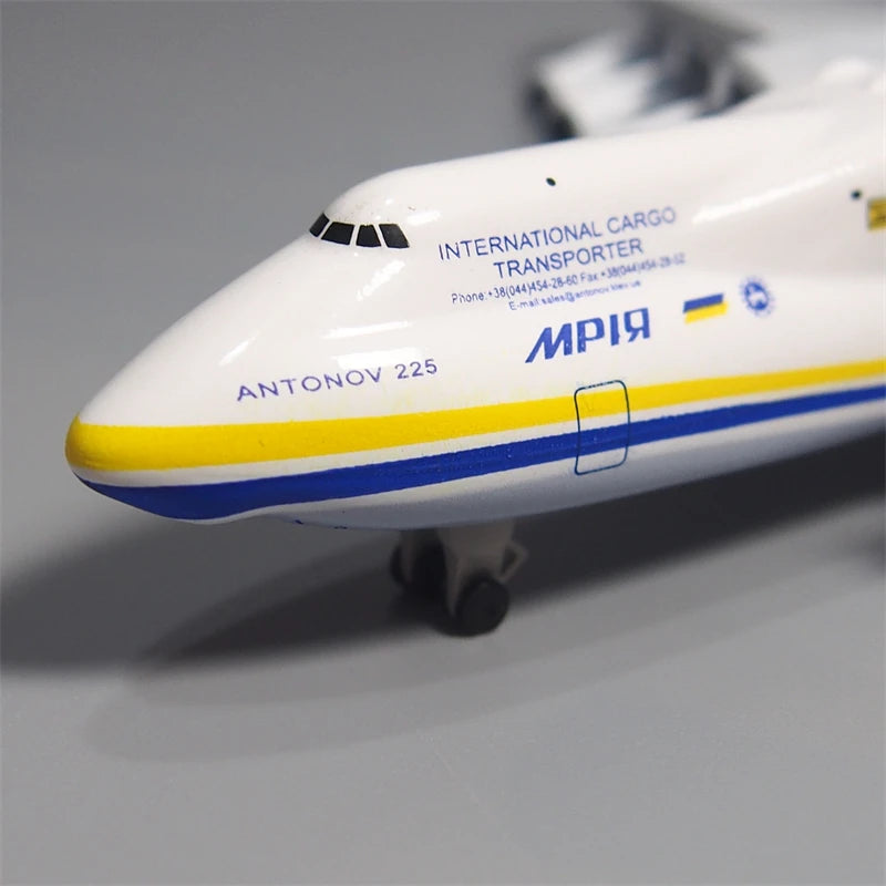 ANTONOV 225 Airlines Ukraine An-225 Mriya Alloy Soviet Union Air Airplane Model Plane Diecast Aircraft