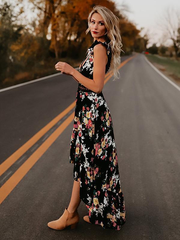 New Fashion Sexy Women Boho Party Evening Beach Dresses Long Maxi Dress Sundress