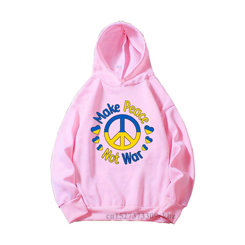 Girls New Fashion Ukrainian Trident Flag Sunflower Butterfly Print Pink Hoodies Kids Casual Yellow Blue Love Sweatshir Tops