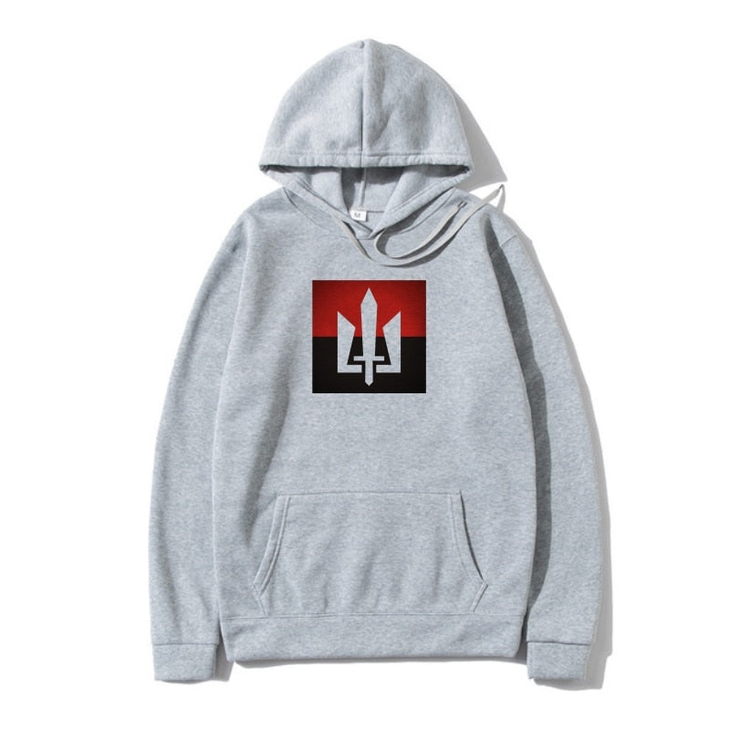 PRAVY SEKTOR EMBLEM WOMENS/MENS Outerwear RIGH UKRAINE UKRAINIAN POLITICAL NATIONALIS Men Outerwear 100% Cotton PrinPullover