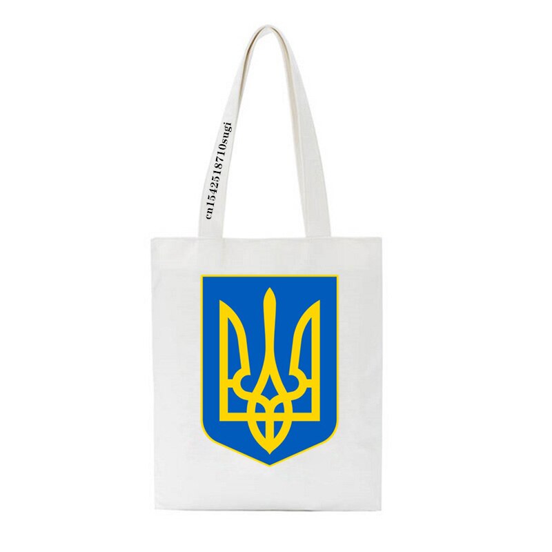 Women's Shoulder Bag Ukraine love graph Print Canvas Bag Fashion Large Capacity Shopping Shopper Ladies Hand Bags Tote Bags