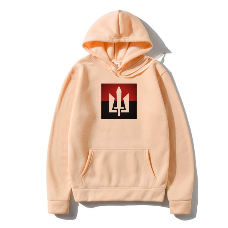 PRAVY SEKTOR EMBLEM WOMENS/MENS Outerwear RIGH UKRAINE UKRAINIAN POLITICAL NATIONALIS Men Outerwear 100% Cotton PrinPullover
