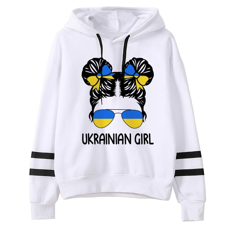 Ukraine hoodies female hip hop 2022 y2k aesthetic printed women hoody anime hip hop