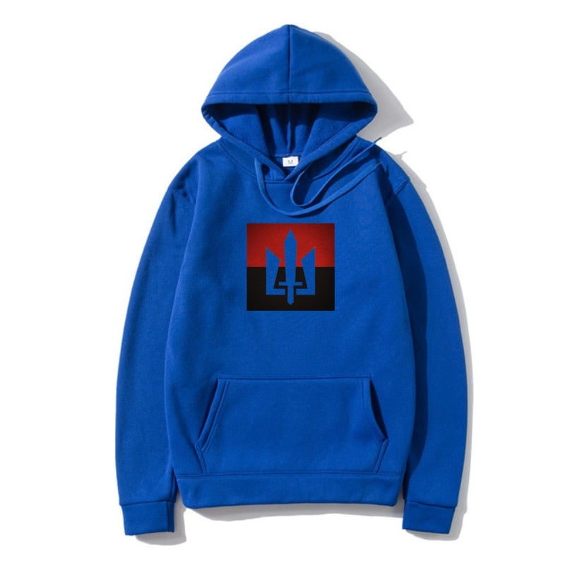 PRAVY SEKTOR EMBLEM WOMENS/MENS Outerwear RIGH UKRAINE UKRAINIAN POLITICAL NATIONALIS Men Outerwear 100% Cotton PrinPullover