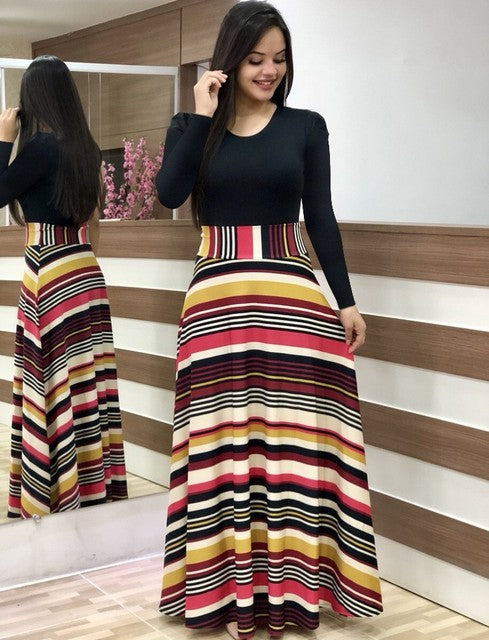 Vintage Floral Print O-Neck Long Dress Women Summer 2021 New Short Sleeve Casual Slim Robe Casual Elegant Lady Maxi Vestidos