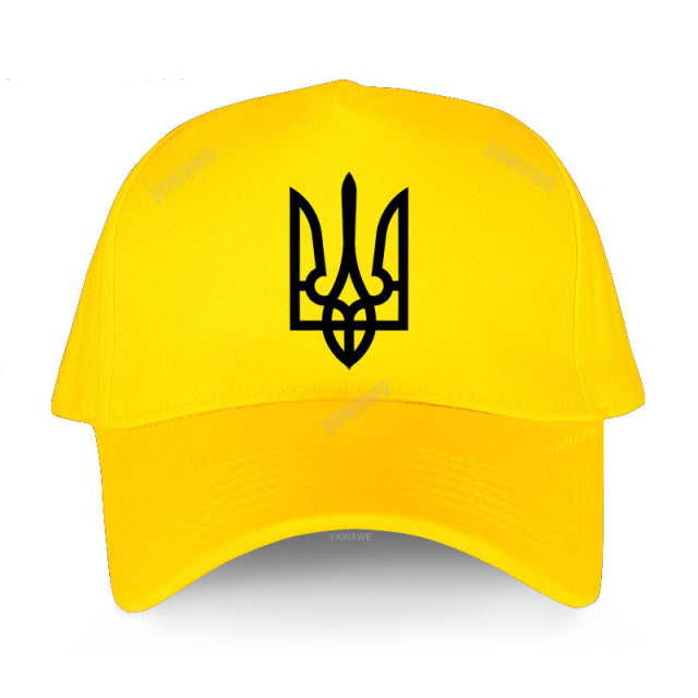 Tryzub Ukrainian Baseball Cap Men Cotton Cool Ukraine Hat Women Unisex Peaked Caps