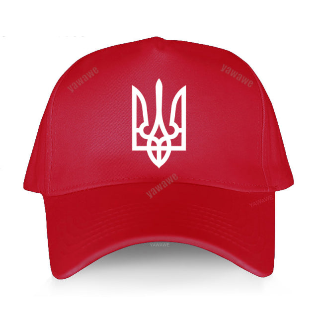 Tryzub Ukrainian Baseball Cap Men Cotton Cool Ukraine Hat Women Unisex Peaked Caps