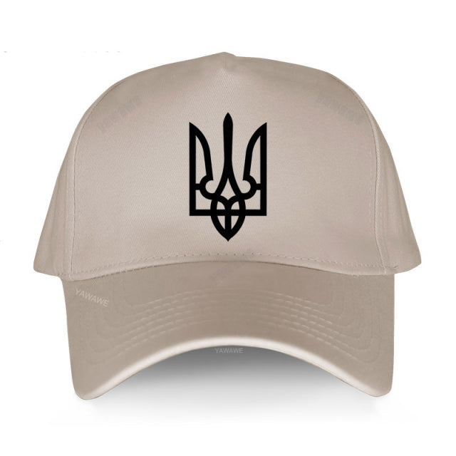 Tryzub Ukrainian Baseball Cap Men Cotton Cool Ukraine Hat Women Unisex Peaked Caps