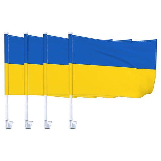 Ukrainian National Flags Outdoor Indoor Decor Double Stitched Polyester With Brass Grommets