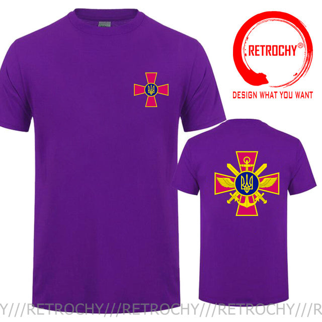 2022 Love Ukraine T Shirt Ukrainian Men T-Shirt Harajuku Tshirt 90s Tee Souvenir Coat of Arms Tee Military Army Green T-Shirt