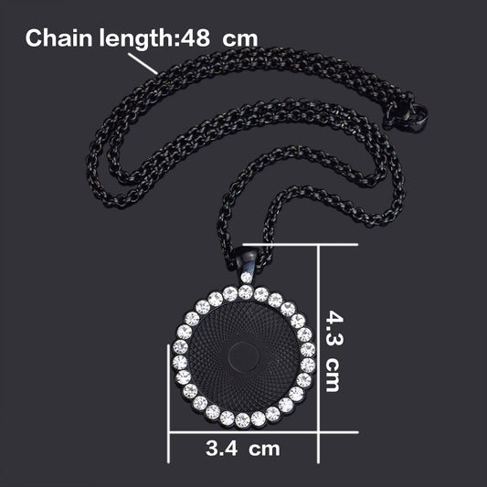 Ukraine Country Flag Necklace Charms Crystal Glass Dome Pendant Collar Necklaces Steampunk Ukrainian Jewelry Patriot Gift