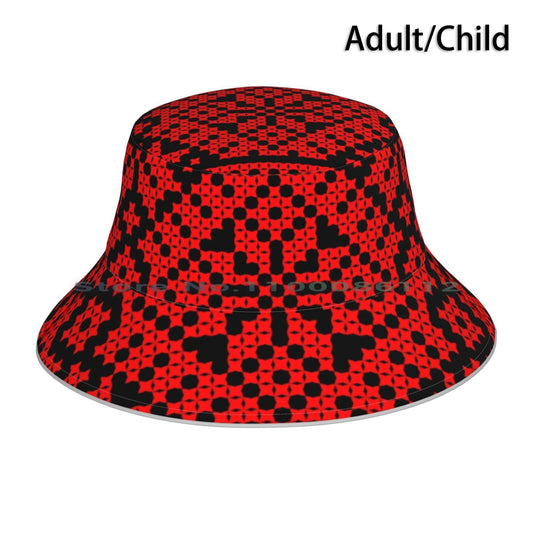 Ukrainian Embroidery Vyshyvanka Bucket Hat Sun Cap Ukrainian Embroidery Vyshyvanka Red Folk Ethnic Poland Slavic Culture