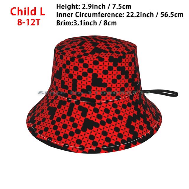 Ukrainian Embroidery Vyshyvanka Bucket Hat Sun Cap Ukrainian Embroidery Vyshyvanka Red Folk Ethnic Poland Slavic Culture
