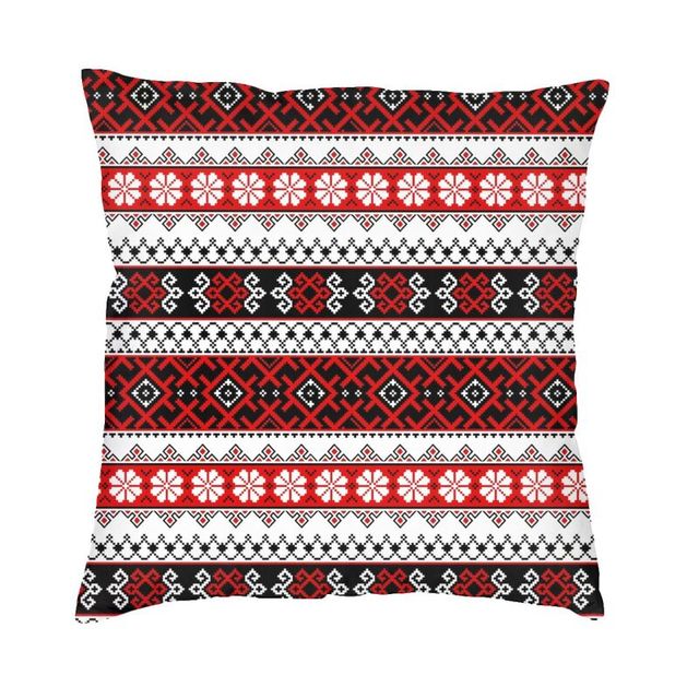 Ukrainian 3D Printed Embroidery Vyshyvanka Ornament Luxury Throw Pillow Covers Home Decor Ethnic Cushion