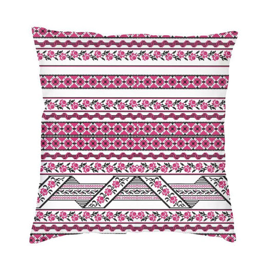 Bold Colorful Ukrainian Embroidery Vyshyvanka Cushion Cover 3D Printed Ukraine Bohemian Soft Luxury Pillow Cases Decor Home