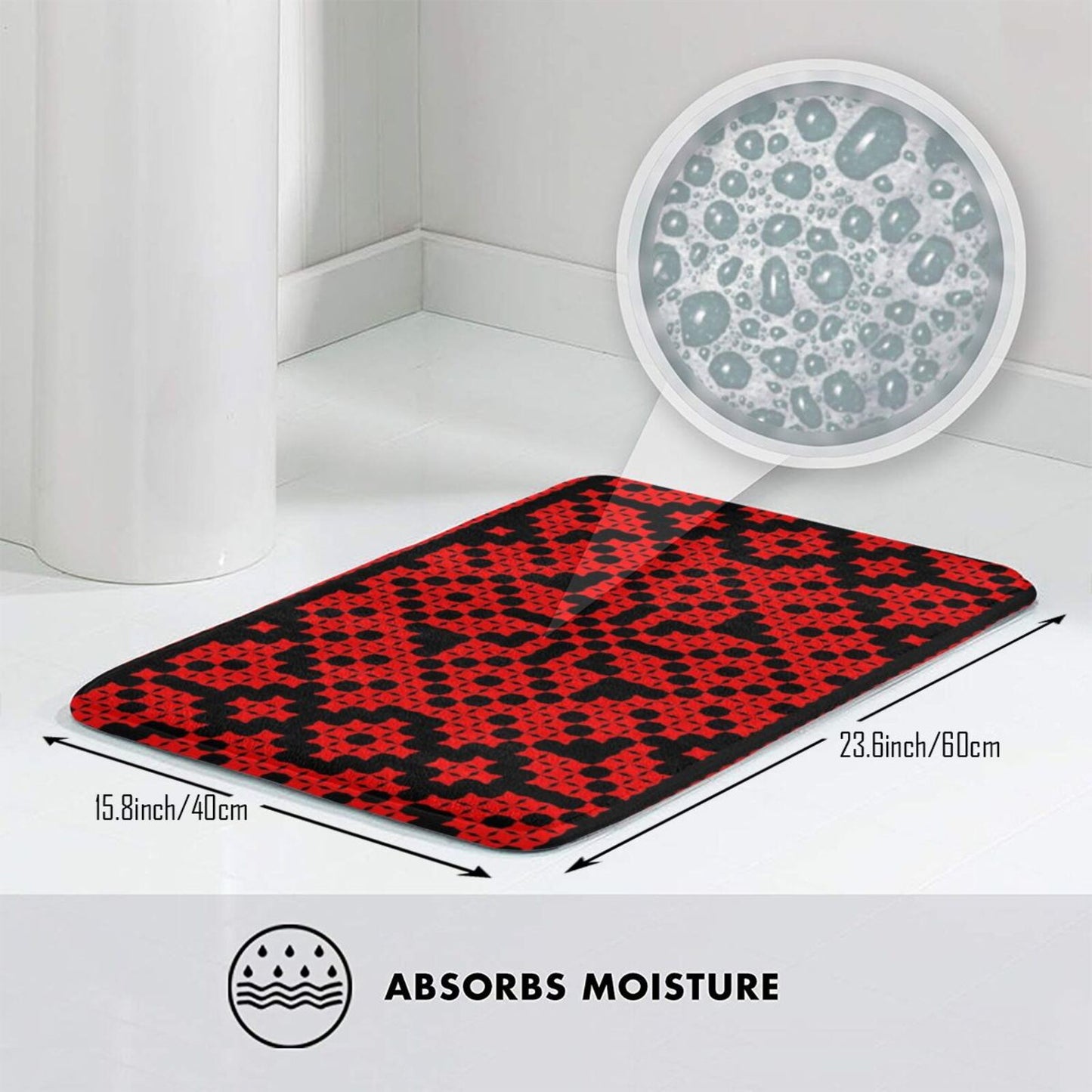 Ukrainian Embroidery Vyshyvanka Entrance Door Mat Bath Mat Rug Super Sj Kpop Leeteuk Korea Pop Art Blue Neon Black Green White