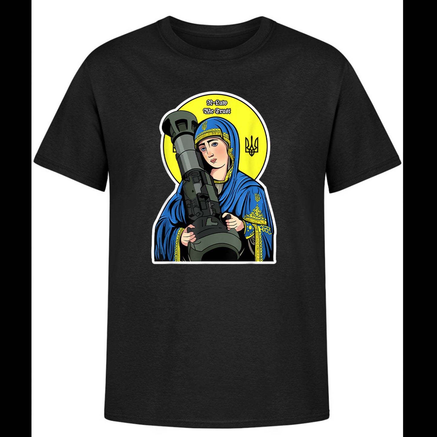 Saint Javelin NLA The Blessed Virgin Mary Mens T-Shirt. Premium Cotton Short Sleeve O-Neck Mens T Shirt New S-3XL