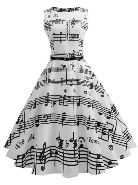 Women Summer Dress Floral Print Retro Vintage 1950s 60s Casual Party Office Robe Rockabilly Dresses Vestido Mujer