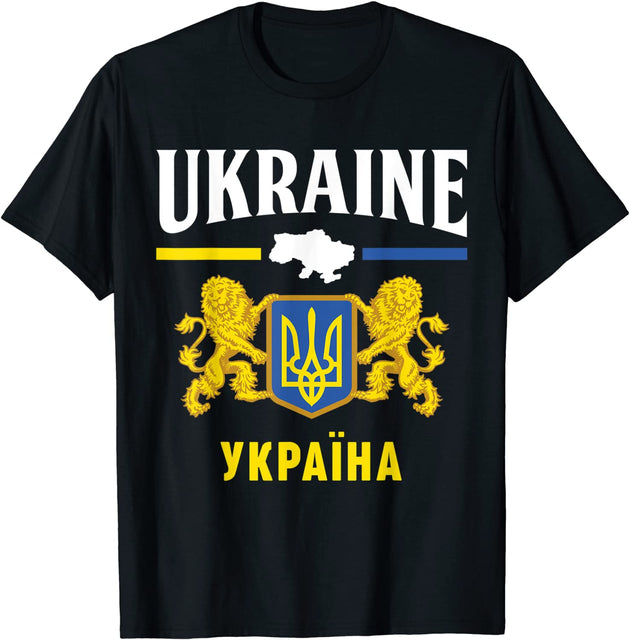 May Live in USA Story Began in Ukraine Flag T-Shirt