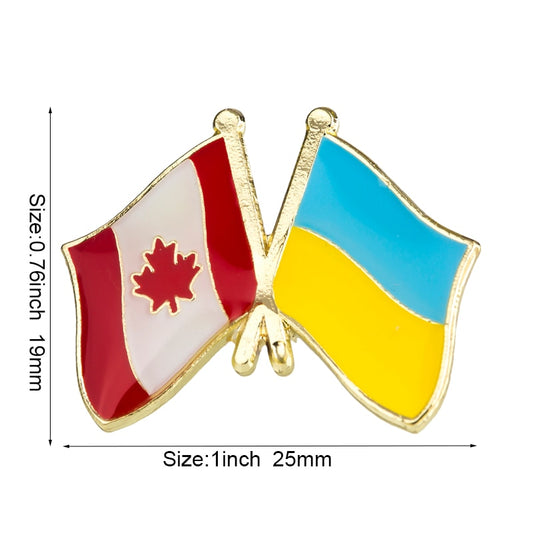 Ukraine Flag Brooch Ukraine Ukraine Flag Badge Ukraine Brooch Flag of Ukraine Ukraine Badge Ukraine Pin Ukraine Canada pin Ukrai