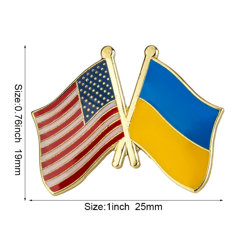 Ukraine Flag Brooch Ukraine Ukraine Flag Badge Ukraine Brooch Flag of Ukraine Ukraine Badge Ukraine Pin Ukraine Canada pin Ukrai