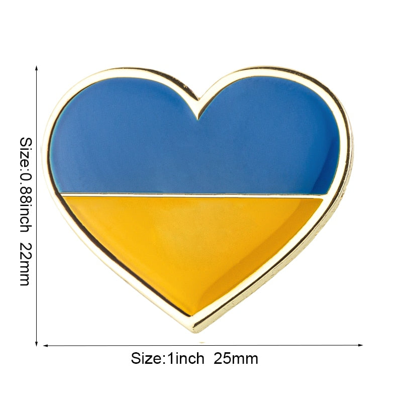 Ukraine Flag Brooch Ukraine Ukraine Flag Badge Ukraine Brooch Flag of Ukraine Ukraine Badge Ukraine Pin Ukraine Canada pin Ukrai