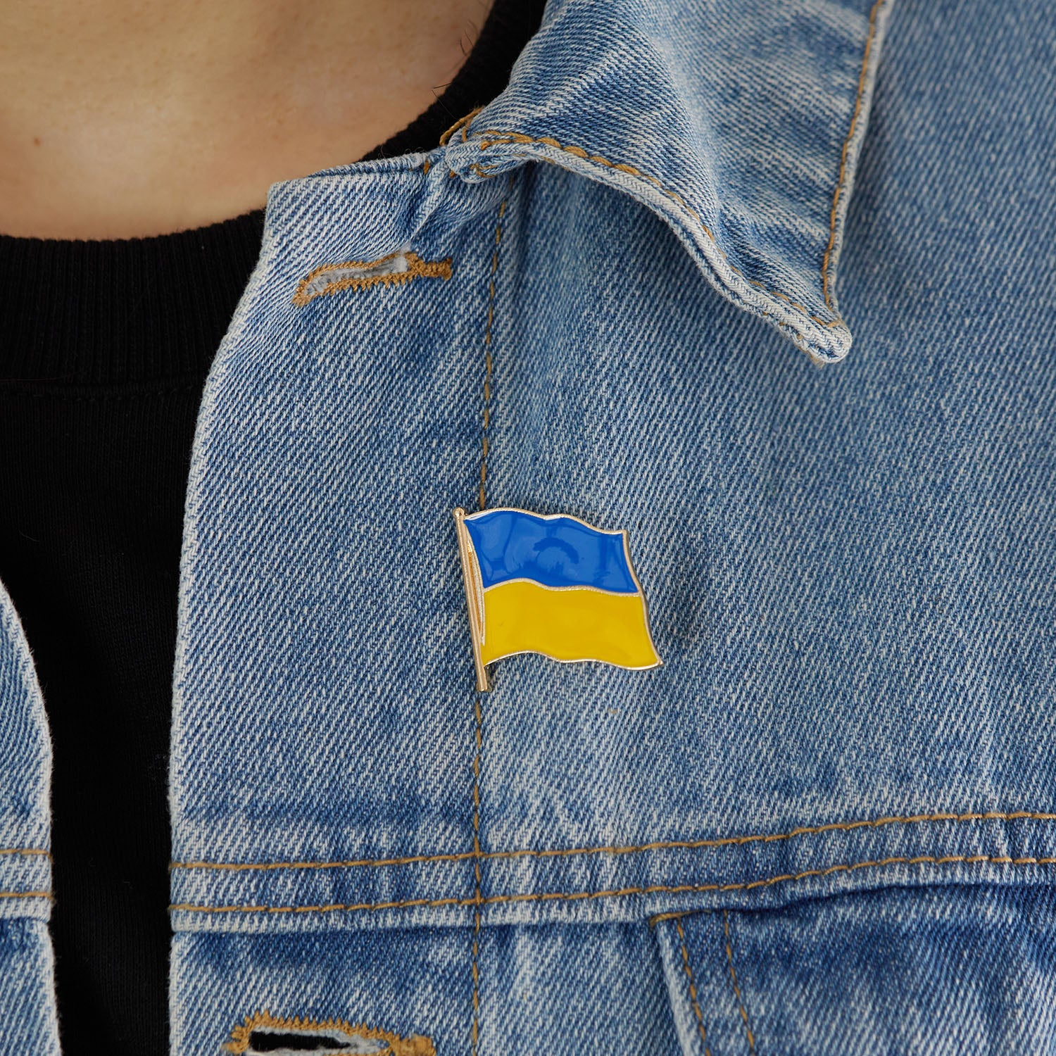 Simple Fashion Ukraine Multilayer Leather Bracelets For Women Men Ukrainian Flag Charm Bracelet Bangle Proud Patriotism Jewelry