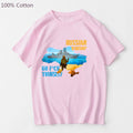 Ukrainian Flag with Farmer Tractor Pulls Tank Men T-Shirt 100% Cotton Short Sleeve Casual Summer Tees Male Streetwear Printing