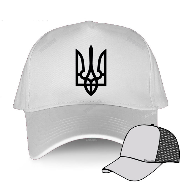 Tryzub Ukrainian Baseball Cap Men Cotton Cool Ukraine Hat Women Unisex Peaked Caps