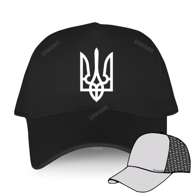 Tryzub Ukrainian Baseball Cap Men Cotton Cool Ukraine Hat Women Unisex Peaked Caps