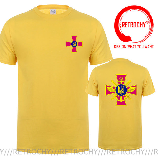 2022 Love Ukraine T Shirt Ukrainian Men T-Shirt Harajuku Tshirt 90s Tee Souvenir Coat of Arms Tee Military Army Green T-Shirt