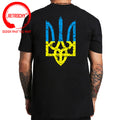 Vintage Distressed Ukranian Coat Of Arms T Shirt men Ukraine Military Army Emblem T-Shirt Ukrainian Flag Logo Tshirt Cotton Tees