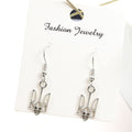 Tryzub Ukraine Dangle Earrings For Women Ukrainian Symbol Rune Pattern Alloy Pendants Drop Earrings Girls Ladies Fashion Jewelry