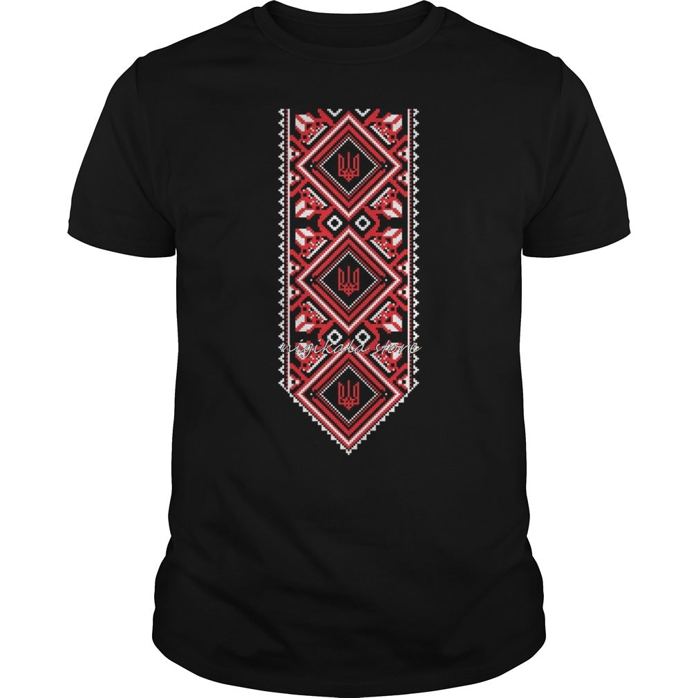 t shirt  men t-shirt bioshick  Ukrainian Embroidered Print Vyshyvanka T-Shirt of Ukraine