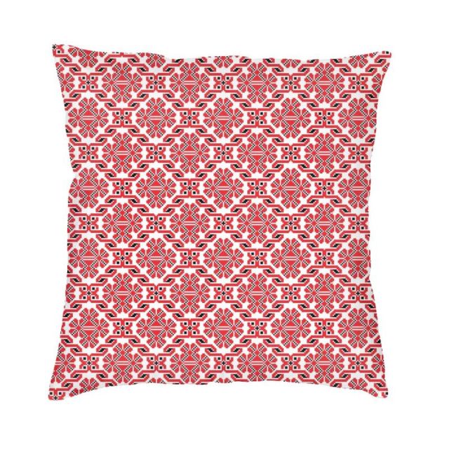 Bold Colorful Ukrainian Embroidery Vyshyvanka Cushion Cover 3D Printed Ukraine Bohemian Soft Luxury Pillow Cases Decor Home