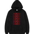 Thread Embroidery Hoodies Ukrainian Folk Curlicue National Pride Men's Clothing Casual Unisex Oversized Essential Hoodie